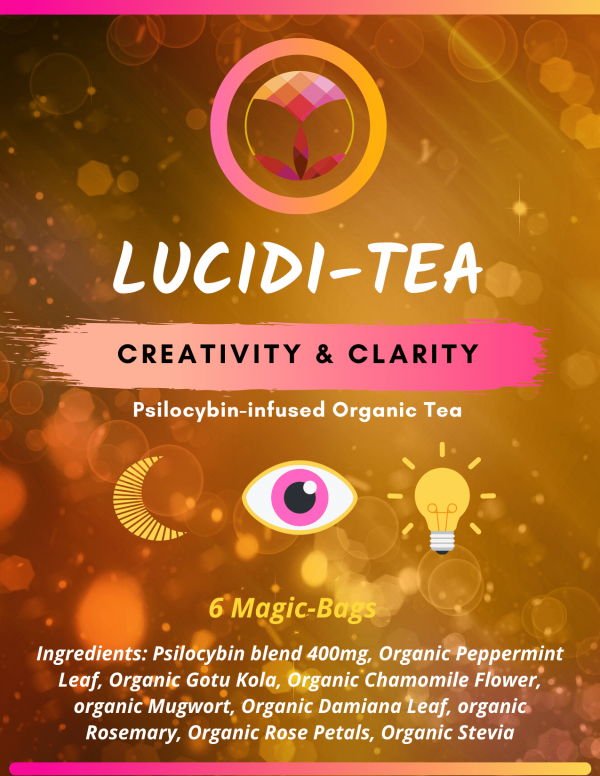 Shroom Tea by Lucidi Tea 6x 400mg About us