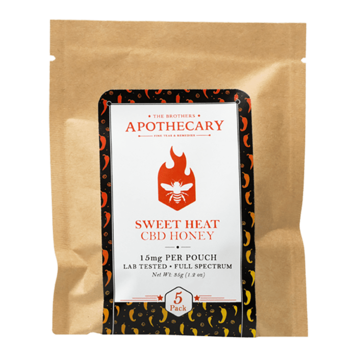 The Brothers Apothecary Sweet Heat CBD Honey 5 Pack 75 mg Total CBD The Brothers Apothecary Sweet Heat CBD Honey – 5 Pack (75 mg Total CBD)