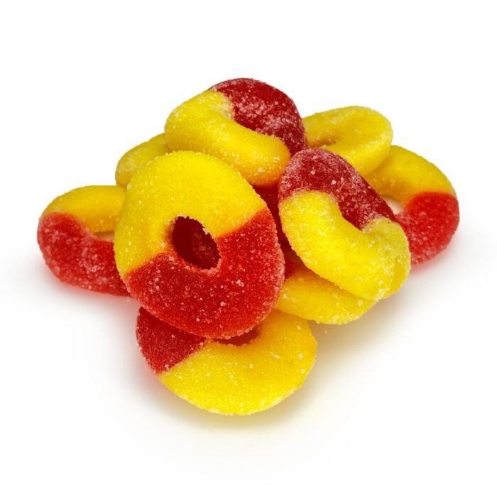 Delta-8 Peach Rings (600 mg Total Delta-8-THC)