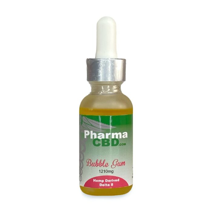 PharmaCBD Delta 8 Bubble Gum Tincture 1210 mg Delta 8 THC 2 PharmaCBD Delta-8 Bubble Gum Tincture (1210 mg Delta-8-THC)